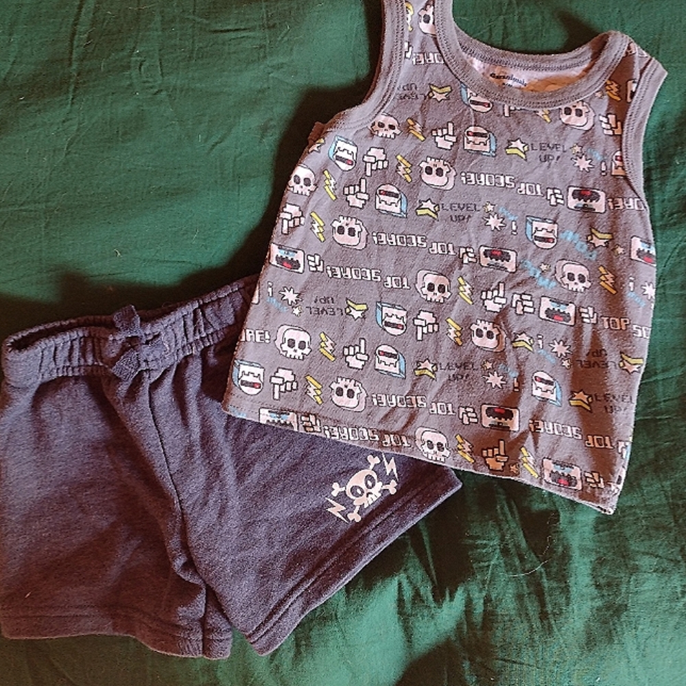 Boys tee and shorts